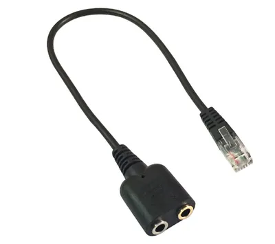 Перехідник для підключення гарнітури з двома штекерами до IP-телефона