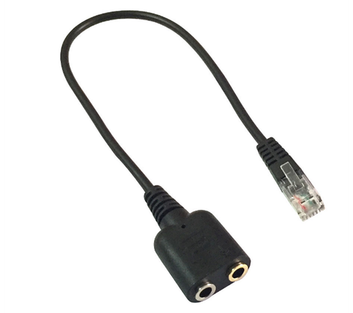 Перехідник для підключення гарнітури з двома штекерами до IP-телефона