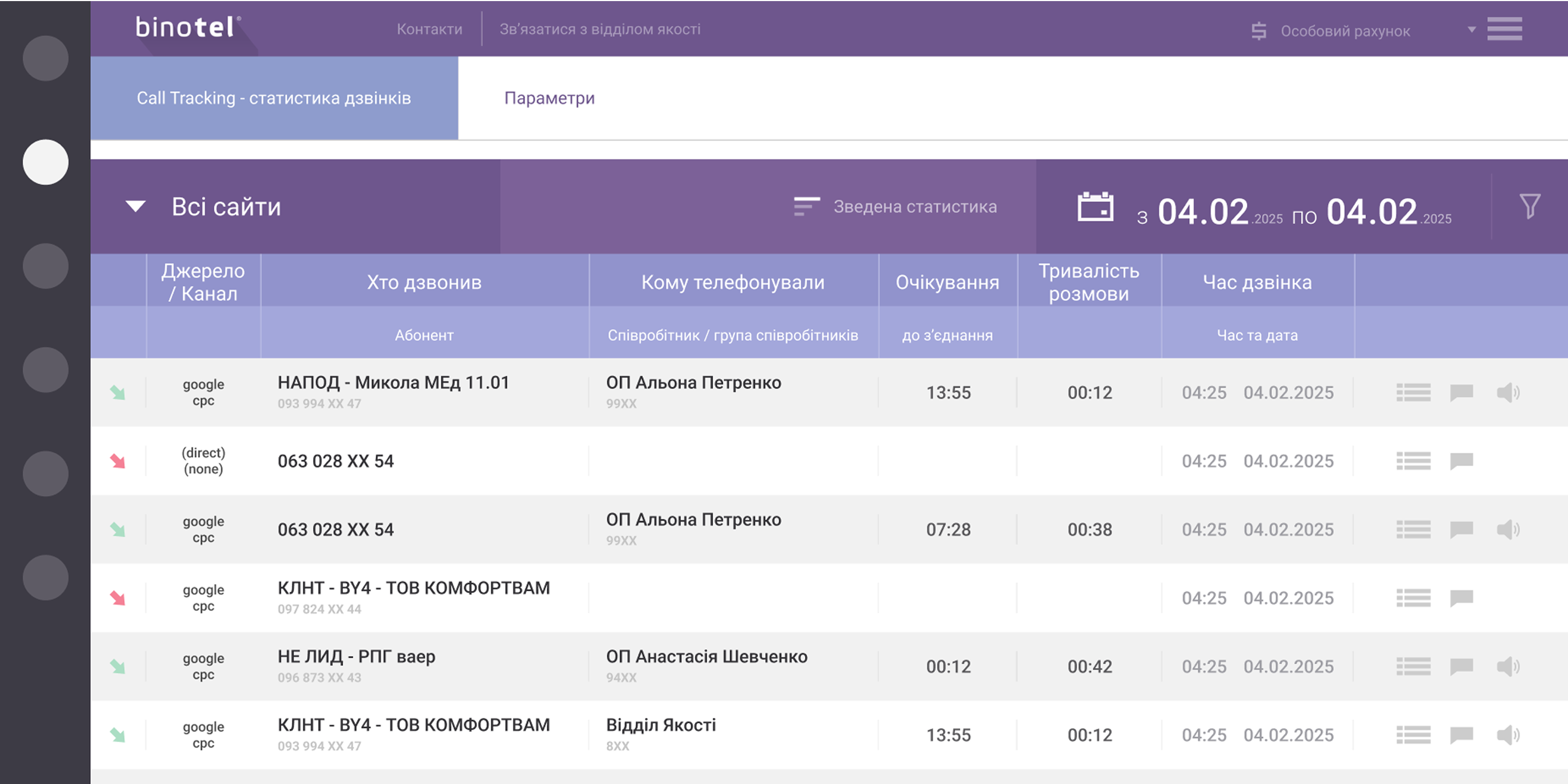 Smart CRM by binotel
